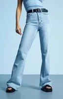 PacSun Eco Light Blue High Waisted Bootcut Jeans