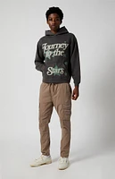 PacSun Stretch Taupe Slim Cargo Pants