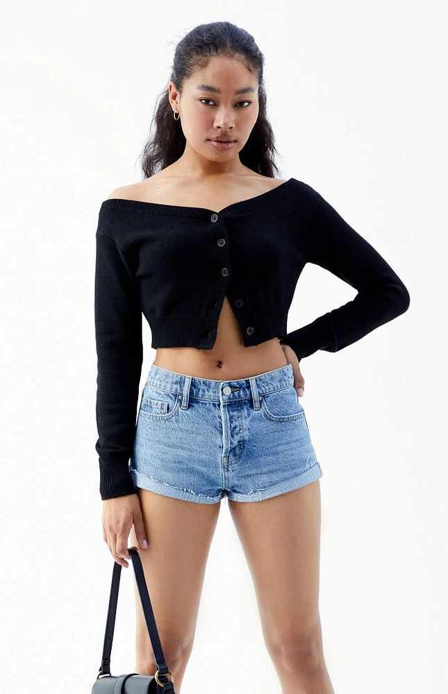 PacSun Medium Indigo '70s Cutoff Micro Denim Shorts