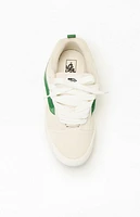 Vans Green & White Knu Skool Shoes