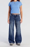 PacSun Casey Low Rise Baggy Jeans Dark Indigo