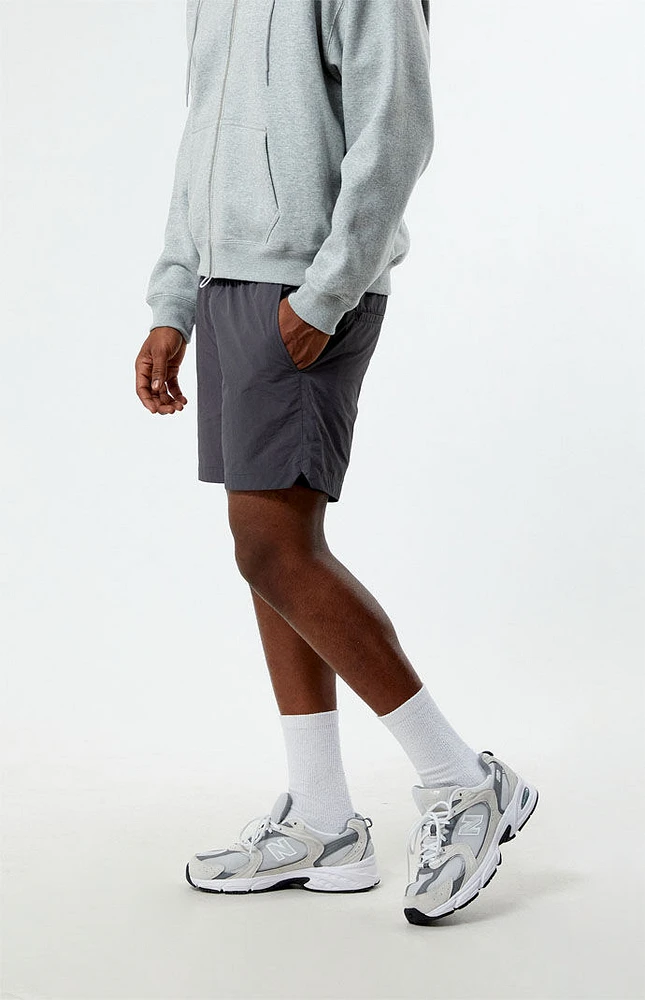 Asphalt Nylon Shorts