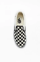 Vans Classic Checkerboard White & Black Slip-On Shoes