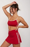 PAC 1980 WHISPER Active Red Side Tracked Bralette