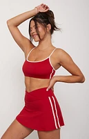 PAC 1980 WHISPER Active Red Side Tracked Bralette