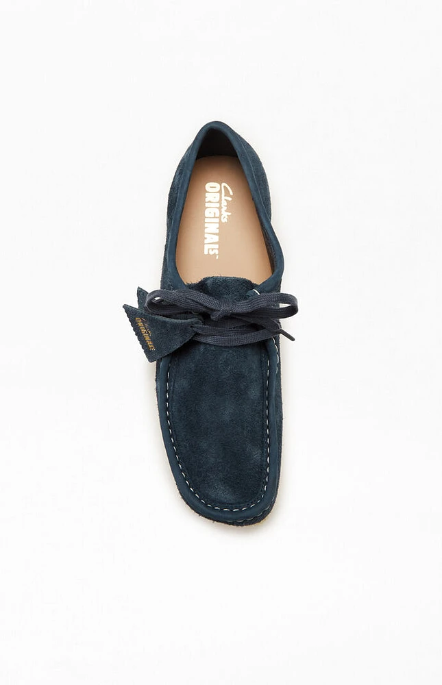 Clarks Navy Wallabee Shoes
