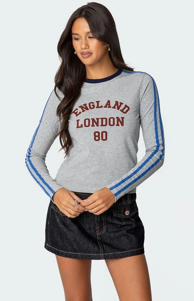 Edikted UK Contrast Stripe T-Shirt