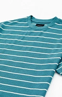 PacSun Green Island Textured Stripe T-Shirt