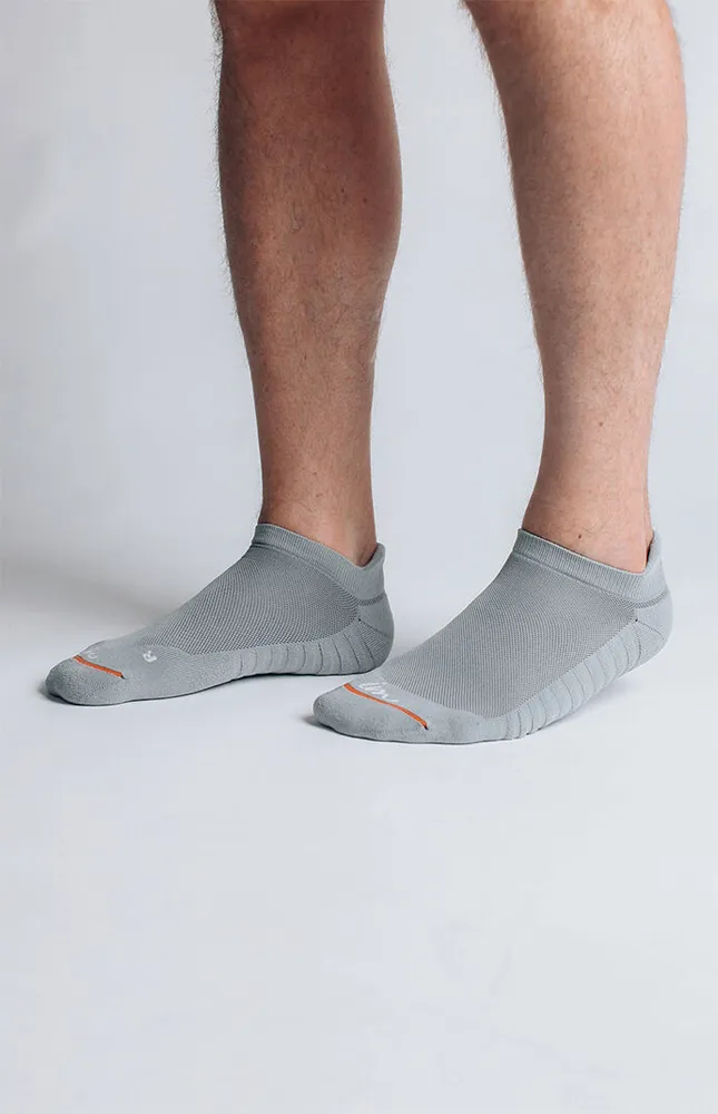 Dark Gray System Ankle Socks