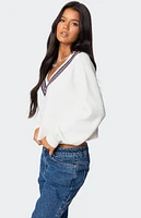 Edikted Lauryl V Neck Sweater