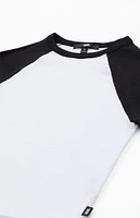 Vans Kids White & Black Clare Raglan T-Shirt