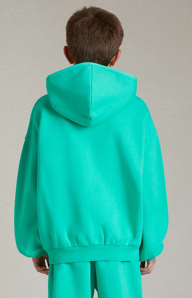 Kids Fear of God Essentials Mint Leaf Hoodie