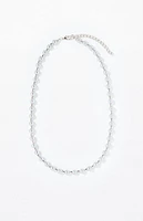 PacSun Silver Pearl Necklace