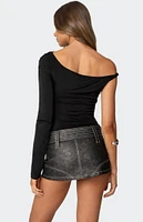 Edikted Asymmetric Off Shoulder Bodysuit