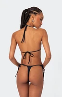 Edikted Elora Micro Triangle Bikini Top