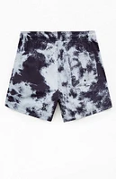 PacSun Dark Abstract Eco AOP 5" Swim Trunks