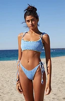Kulani Kinis Floral Scrunch Tank Bikini Top
