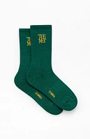 The Met x Pacsun Green Logo Crew Socks