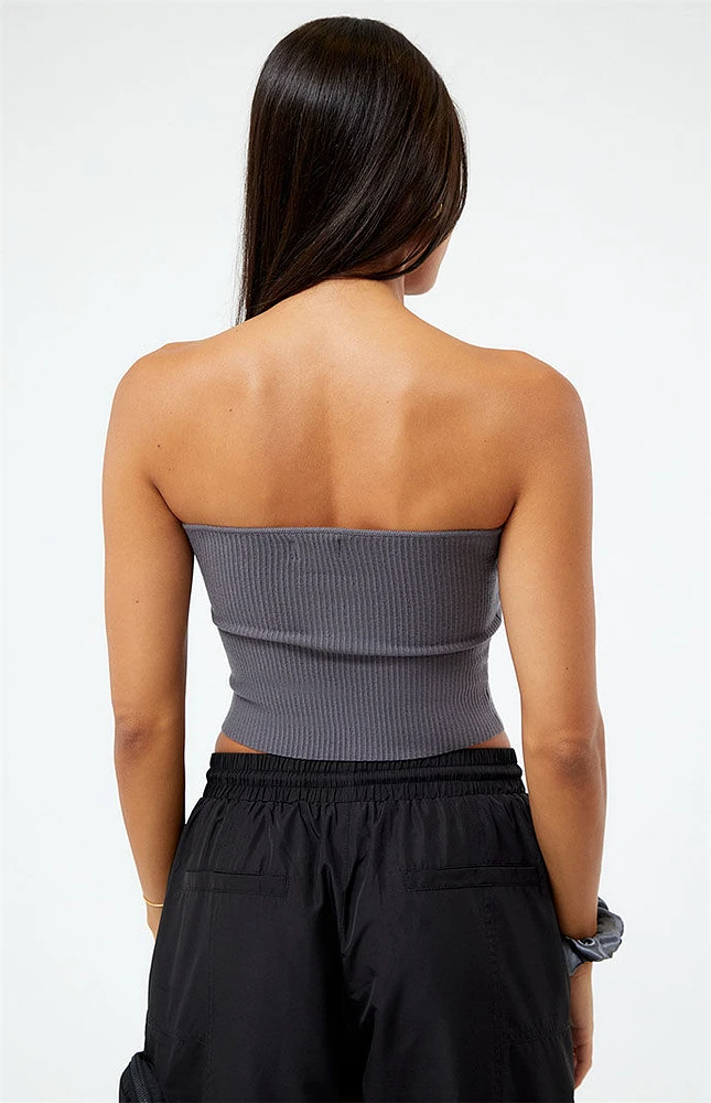 LA Hearts Basic Sweater Tube Top