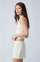 PacSun Linen Tie Front Shorts