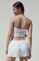 Beverly and Beck Eyelet Shorts