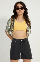 PacSun Kids Black Denim Shorts