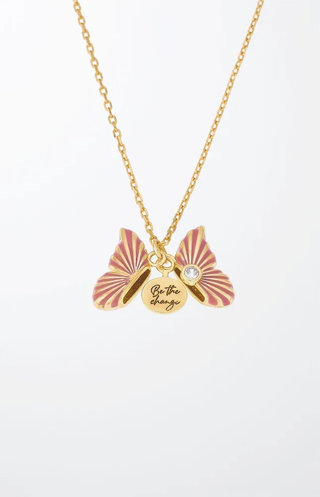 Ettika Be The Change Hidden Message Necklace