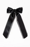 LA Hearts Satin Organza Bow Barrette