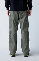 PacSun Olive Canvas Baggy Cargo Pants