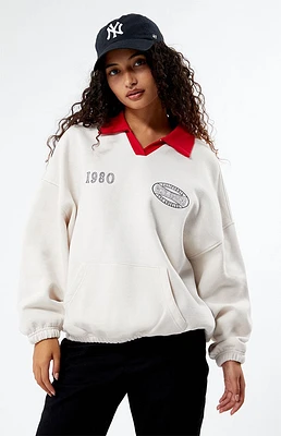 PacSun Pacific Sunwear Rugby Oversized Sweatshirt