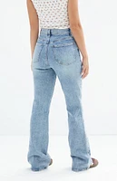 PacSun Stretch Indigo High Waisted Bootcut Jeans