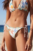 It's Now Cool Seashell Crochet Tie Side Bikini Bottom