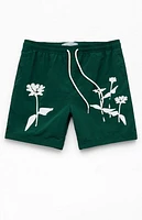 Pacsun Field Applique 6.5" Swim Trunks