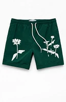 PacSun Field Applique 6.5" Swim Trunks