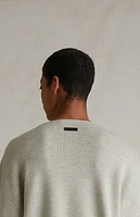 Fear of God Essentials Heather Stone Merino Wool Short Sleeve Knit T-Shirt