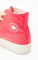 Converse Rose Chuck Taylor All Star Lift High Top Sneakers