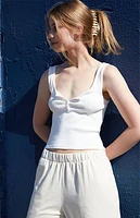 John Galt White Marisa Tank Top