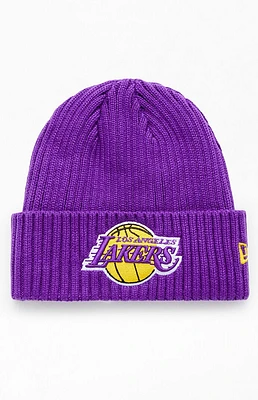 New Era Lakers Ribbed Beanie