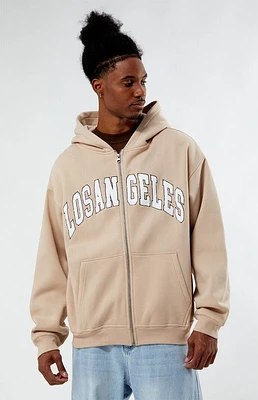 PacSun Los Angeles Chenille Full Zip Hoodie