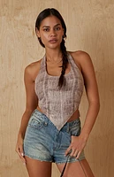 Your Favorite Joey Handkerchief Halter Top