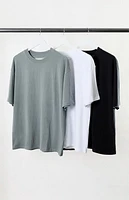 PS Basics 3 Pack Solid Color Oversized T-Shirts
