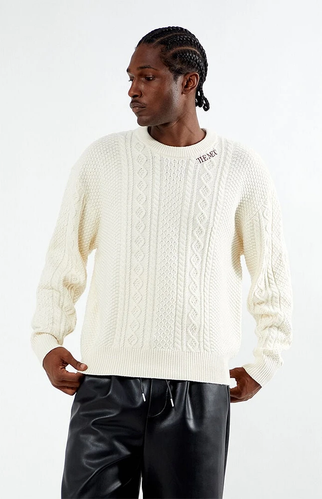 The Met x PacSun Cable Knit Sweater