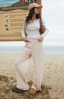 John Galt Pink Striped Anastasia Sweatpants