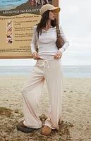 John Galt Pink Striped Anastasia Sweatpants