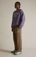 Fear of God Essentials Lavender Heavy Fleece Crew Neck Sweatshirt