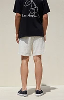 PacSun Cream Textured Shorts