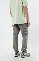 PacSun Stretch Gray Slim Cargo Pants