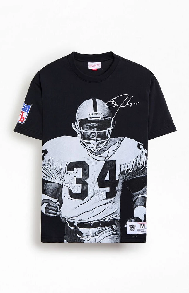 Mitchell & Ness Raiders Bo Jackson Ultimate Player T-Shirt