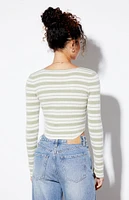 LA Hearts Woodland V-Neck Sweater