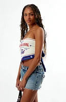 True Religion x Ford Strapless Scarf Top